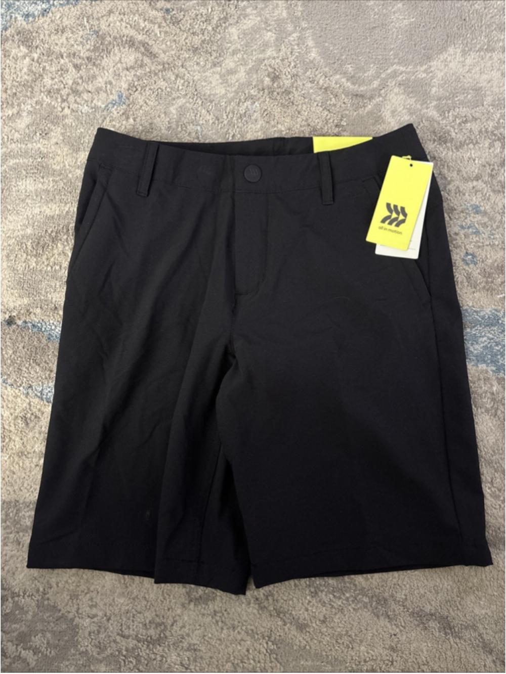 All in Motion Golf Shorts Black Girls Size 12 NWT